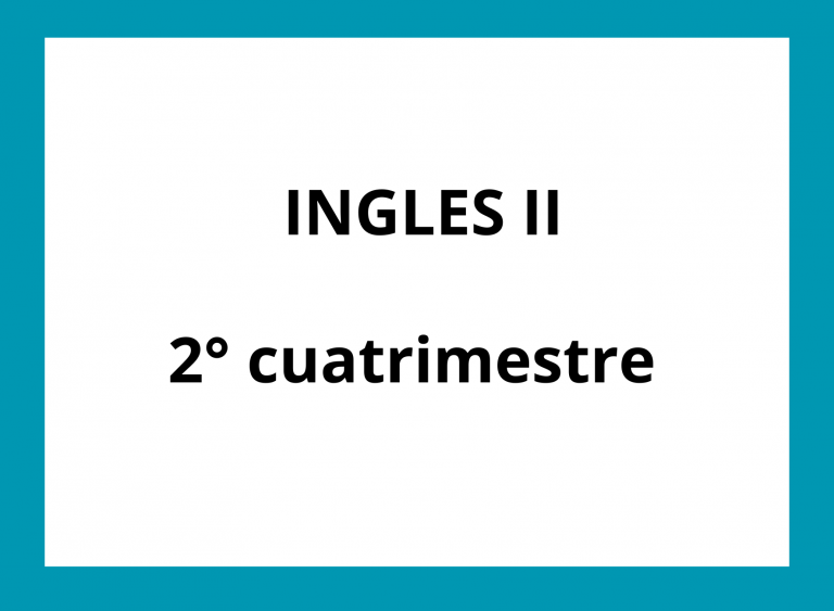 INGLES II